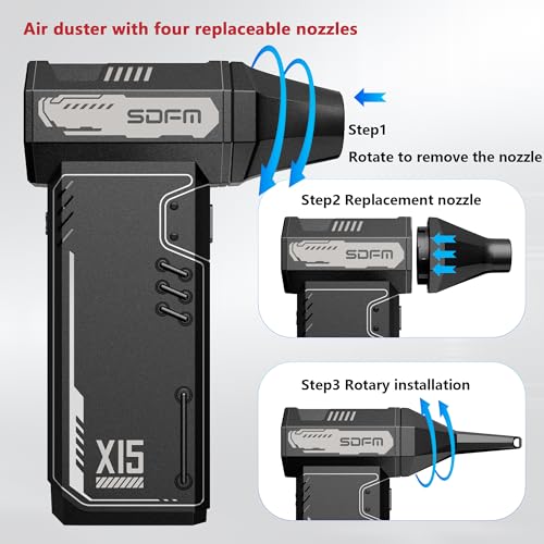 14% Off SDFM 180K RPM Electric Air Duster – Powerful Cleaning - Image 7