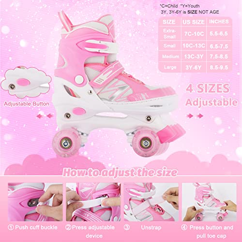 47% Off FYHART Adjustable Kids Roller Skates - Image 3