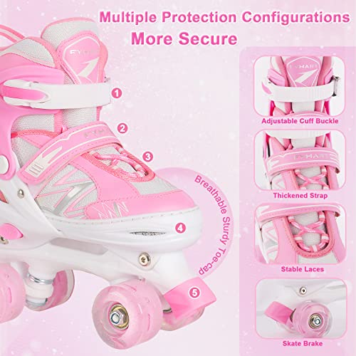 47% Off FYHART Adjustable Kids Roller Skates - Image 5
