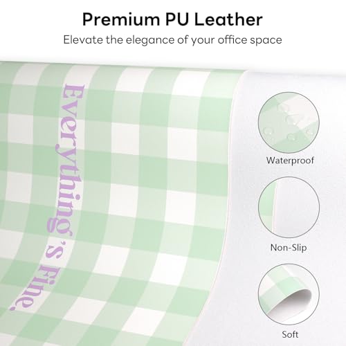 75% Off Velluxion Checkered Desk Pad Protector - Image 5