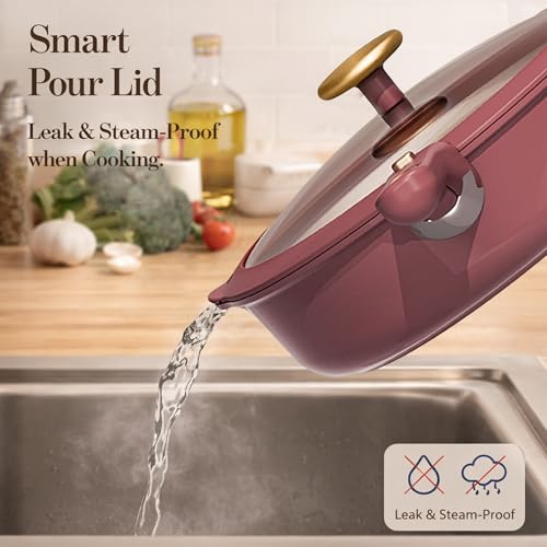 25% Off CAROTE Nonstick Cookware Set with Detachable Handle - Image 6