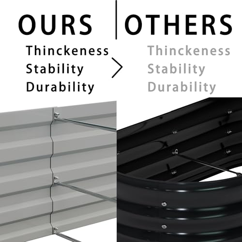 50% Off Foxlang Galvanized Raised Garden Bed - Only $39.99 - Image 4