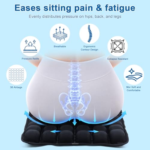 Inflatable Airplane Seat Cushion for Long Flights - Save with Code - Image 4