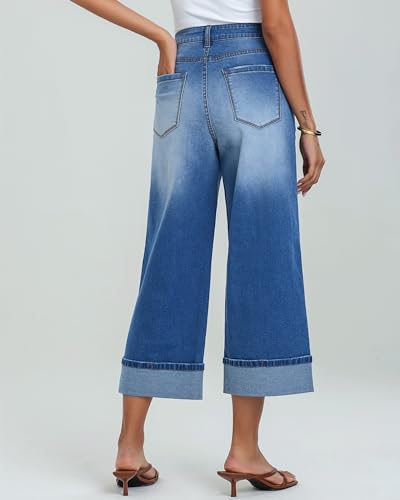 Save 35% on GRAPENT Wide Leg Jeans for Women - Image 5
