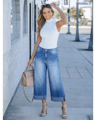 Save 35% on GRAPENT Wide Leg Jeans for Women - Image 6