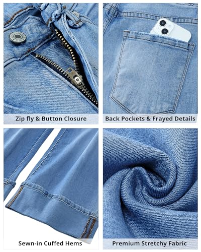Save 35% on GRAPENT Wide Leg Jeans for Women - Image 7