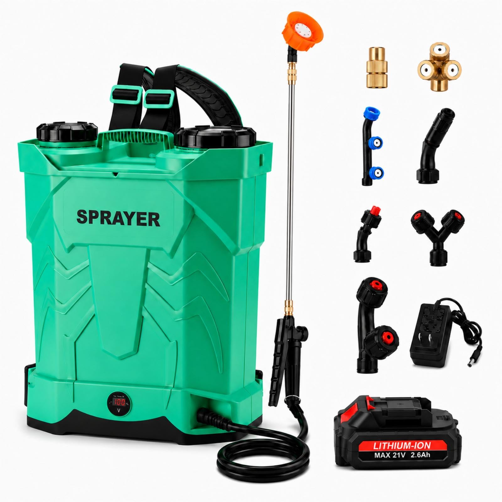50% OFF iCapeson 5.3 Gal Battery Backpack Sprayer