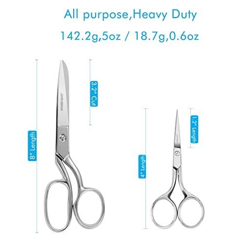 50% Off JARVISTAR 2 Pack Heavy Duty Scissors for Sewing - Image 6