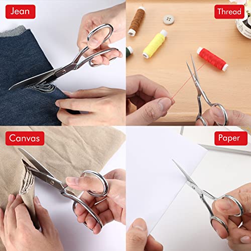50% Off JARVISTAR 2 Pack Heavy Duty Scissors for Sewing - Image 8