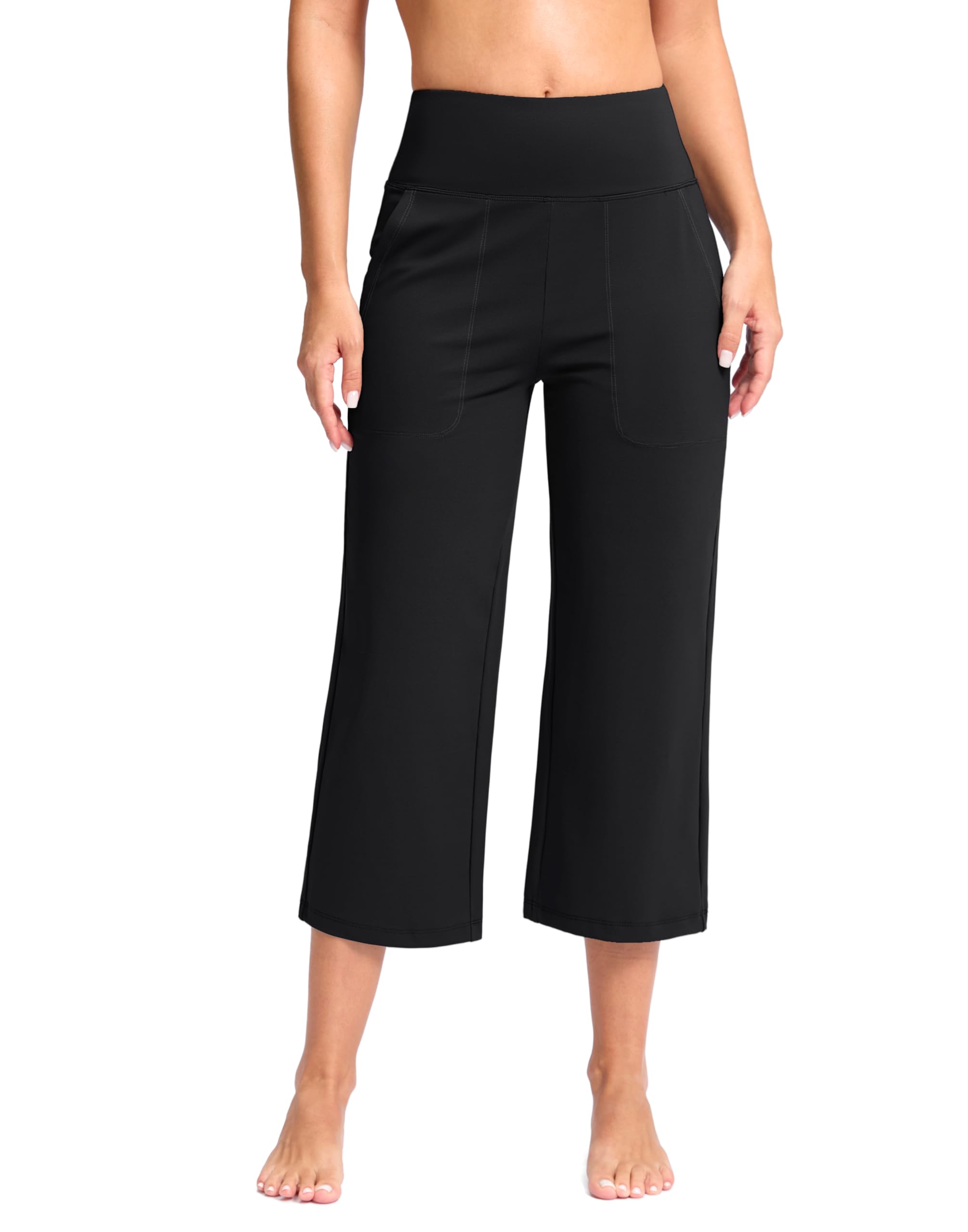 50% Off G Gradual Women's Capri Yoga Pants with Pockets