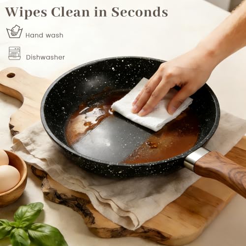 50% Off Frying Pan Set: 9-Piece Nonstick Skillets - Image 6