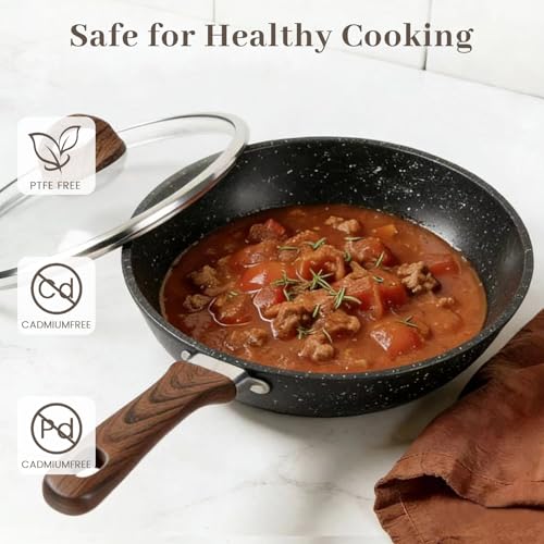 50% Off Frying Pan Set: 9-Piece Nonstick Skillets - Image 8