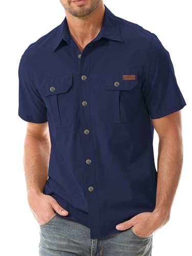 50% Off Men's Casual Button Down Summer Beach Shirt - Image 2