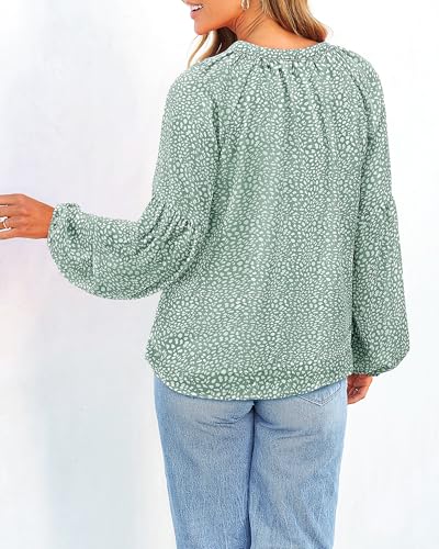 Up to 40% Off BTFBM Women's Floral Boho Blouse - Image 4