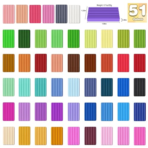 15% Off Ixiaoyoo 51 Color Polymer Clay Kit - Image 3