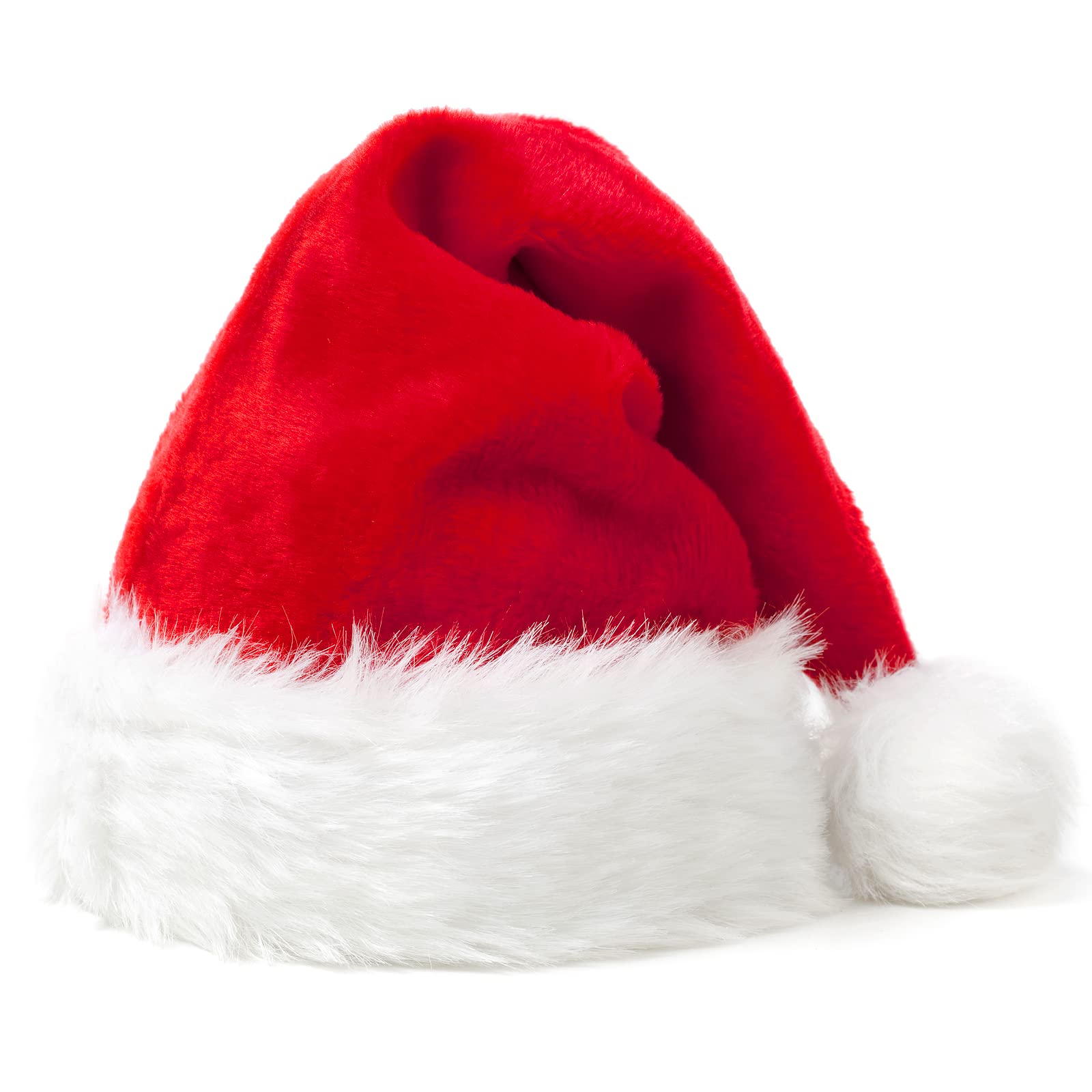 Santa Hat for Adults: Classic Red, Soft & Plush – Under $9