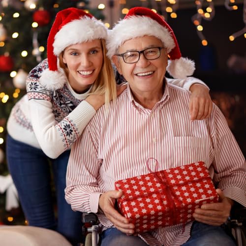 Santa Hat for Adults: Classic Red, Soft & Plush – Under $9 - Image 3