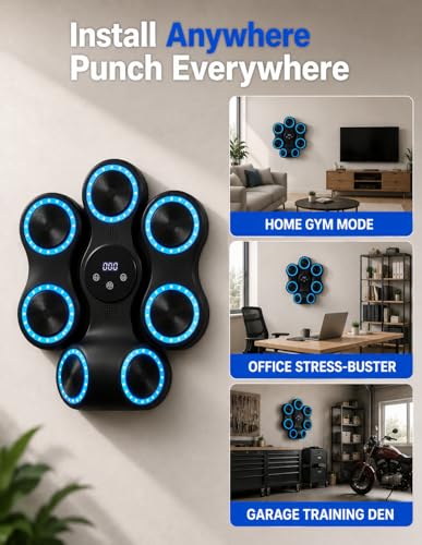 Smart Musical Boxing Machine with Gloves at 70% Off - Image 6