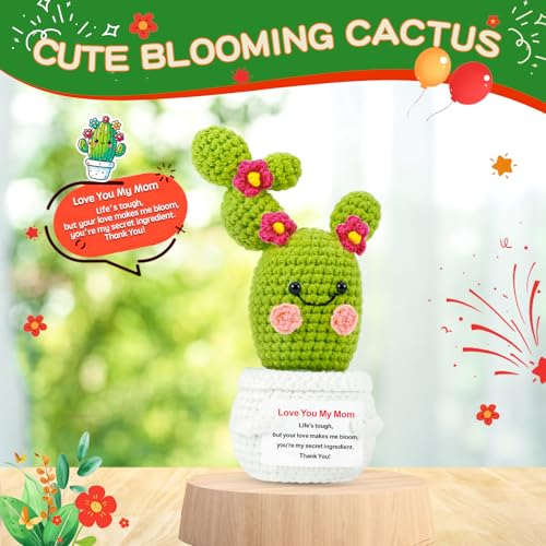 Crochet Blooming Cactus Mom Gift with Code - Save 50% - Image 3