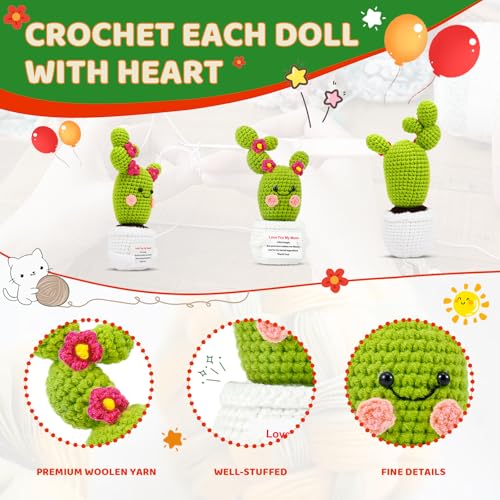 Crochet Blooming Cactus Mom Gift with Code - Save 50% - Image 4