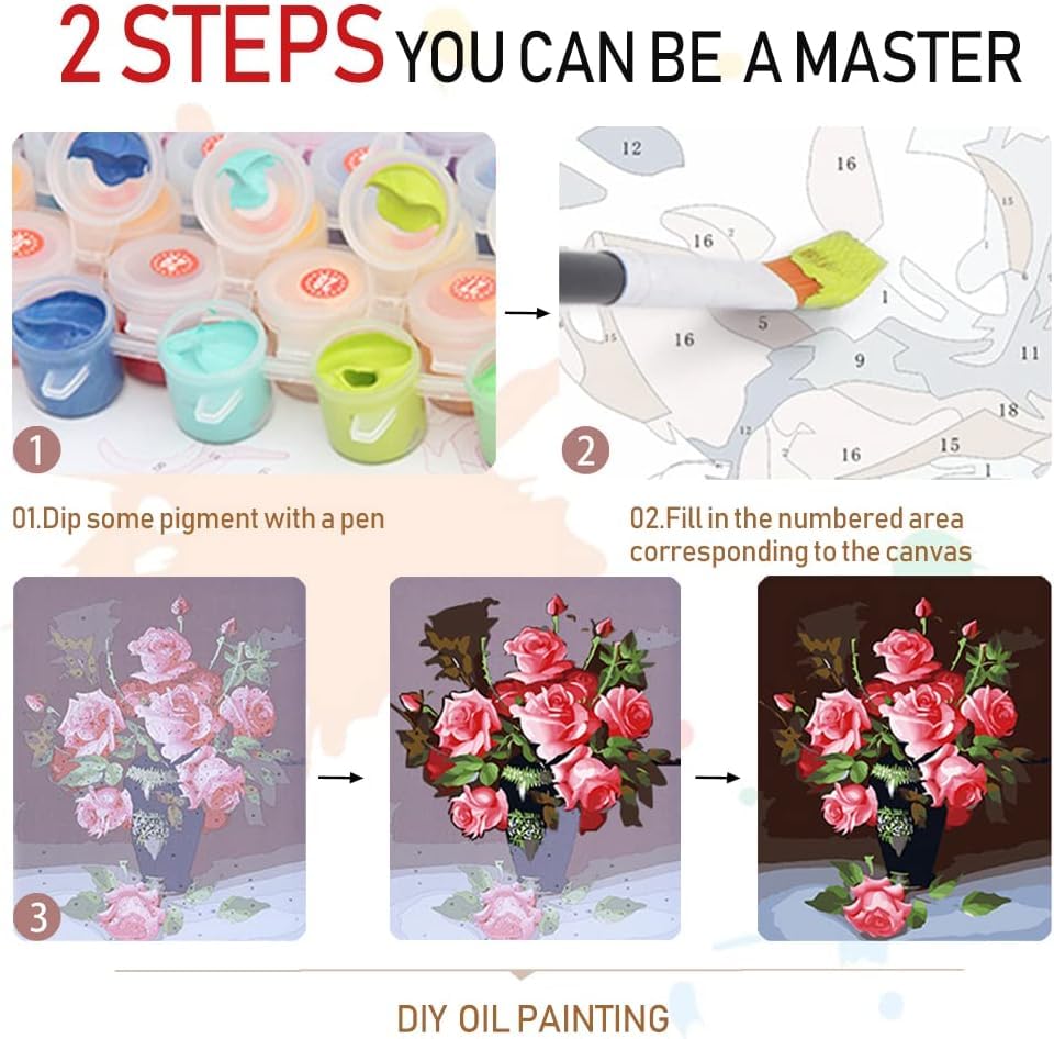 Paint by Numbers Kit for Adults with Code FV66ZCG3 - Image 6