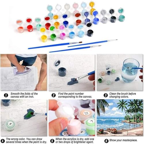 Paint by Numbers Kit for Adults with Code FV66ZCG3 - Image 8