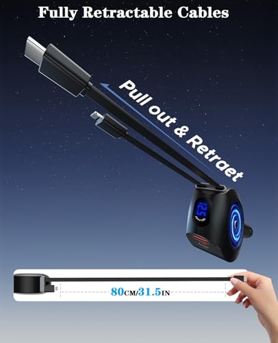 24% Off KOOPAO 69W 4-in-1 Retractable Car Charger - Image 4