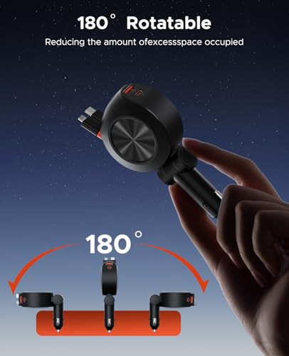 24% Off KOOPAO 69W 4-in-1 Retractable Car Charger - Image 7
