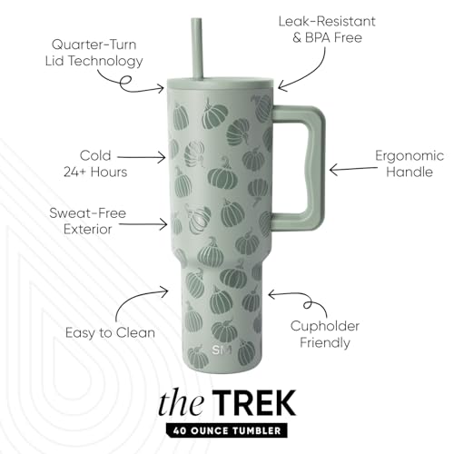 61% Off Simple Modern 40 oz Tumbler, Halloween Design - Image 4
