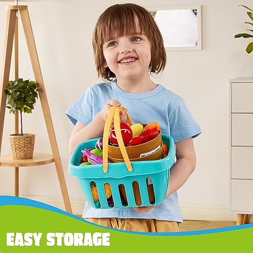 JOYIN Toddler Play Food Set with Cutting Fun - Image 7