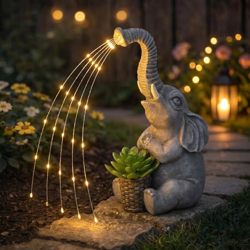 Solar Elephant Statue Light: 44% Off with Code E4ABM4O4 - Image 2