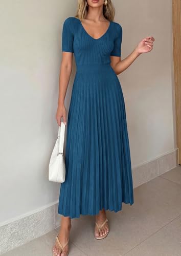 60% Off PRETTYGARDEN Women's Midi Sweater Dress Code U39V4G9L - Image 3