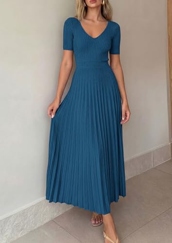 60% Off PRETTYGARDEN Women's Midi Sweater Dress Code U39V4G9L - Image 4