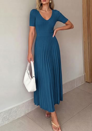 60% Off PRETTYGARDEN Women's Midi Sweater Dress Code U39V4G9L - Image 7