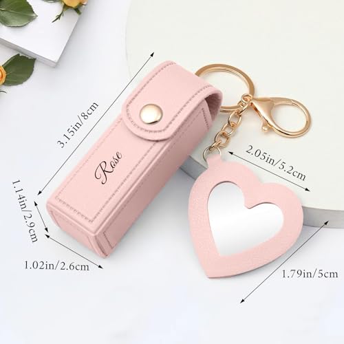 Custom Engraved Lipstick Case Keychain - 49% Off Gift for Women - Image 4