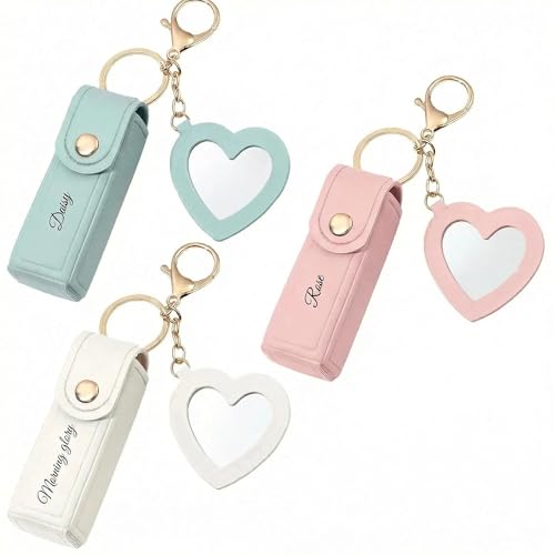 Custom Engraved Lipstick Case Keychain - 49% Off Gift for Women - Image 5