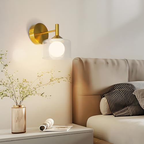 50% Off TYhogar Gold Wall Sconce with Clear Glass - Image 3
