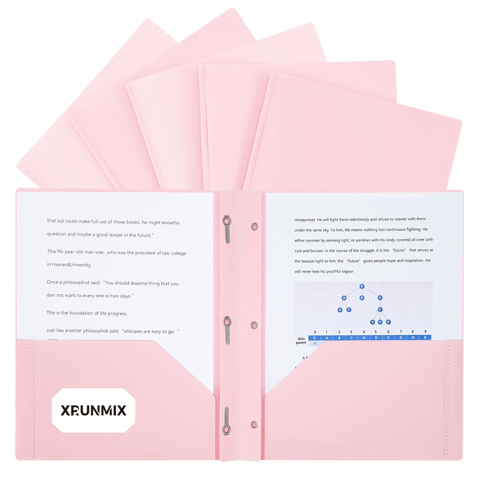 50% Off: 6-Pack Pastel Plastic 2-Pocket Folders