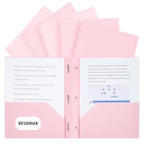 50% Off: 6-Pack Pastel Plastic 2-Pocket Folders - Image 2
