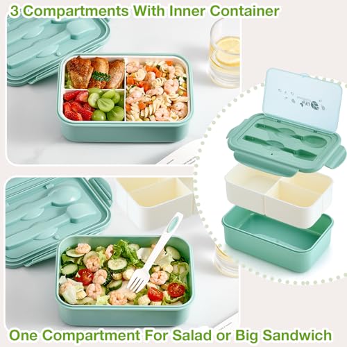 22% Off 3-Pack Bento Lunch Boxes for Adults & Kids - Image 5