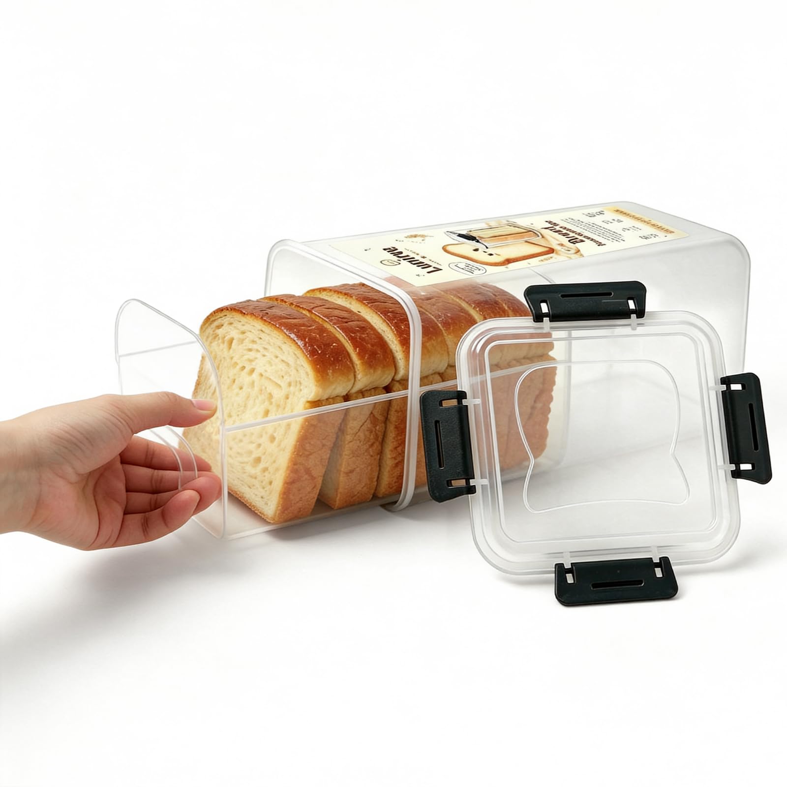 Plastic Bread Box with Pull Out Tray, Now $13.99