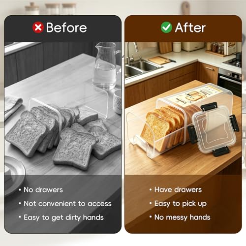 Plastic Bread Box with Pull Out Tray, Now $13.99 - Image 8