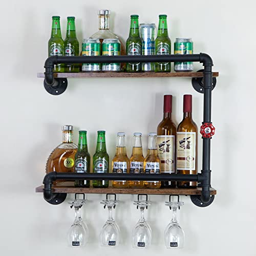 Save Up to 55% on 2-Tier Wall Mounted Wine Rack - Image 6
