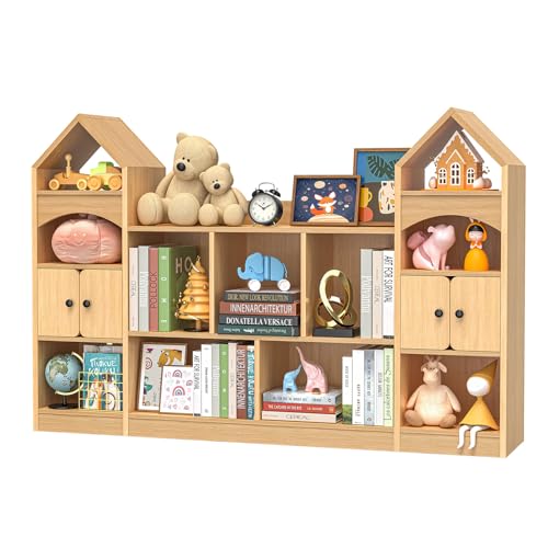 16% Off Kids Castle Bookshelf with 11 Storage Cubbies - Image 2