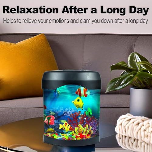 59% Off Artificial Fish Tank Night Light – Soothing Decor - Image 6
