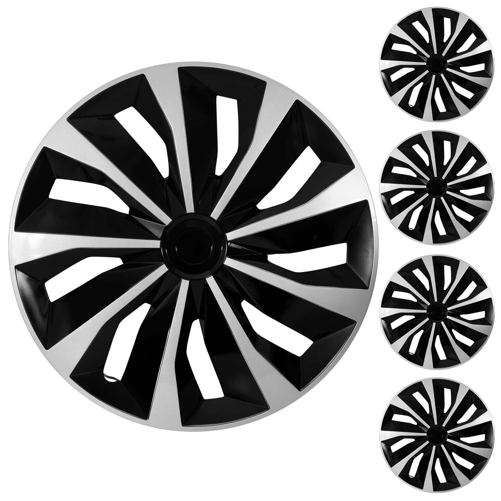 Save 20% on 4-Pack 15-Inch Hubcaps - Silver Wheel Covers