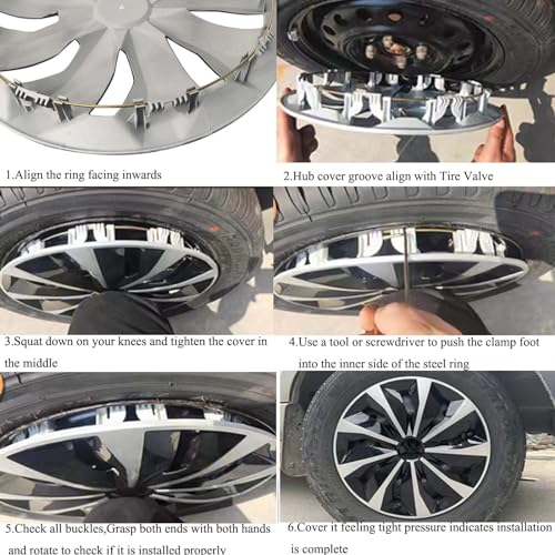 Save 20% on 4-Pack 15-Inch Hubcaps - Silver Wheel Covers - Image 6
