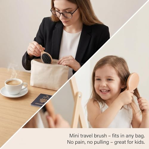 URTHEONE Boar Bristle Hair Brush Set under $20 - Image 6