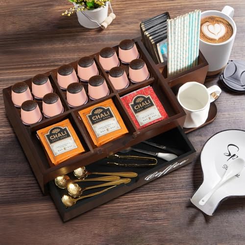 Farmhouse Coffee Bar Organizer with Drawer - Now $9.99 - Image 6