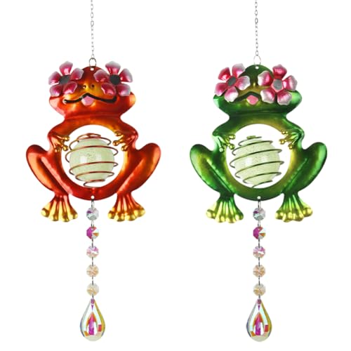 2-Pack Frog Sun Catchers with Rainbow Crystals – 38% Off - Image 2